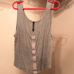 Shelly Grey Crop Top